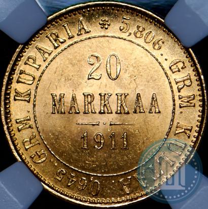 Picture 20 markkaa 1911 year L 