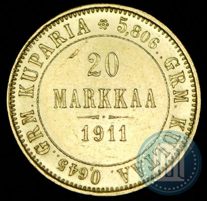 Picture 20 markkaa 1911 year L 