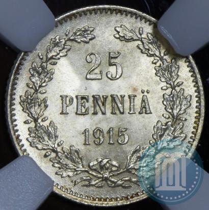 Фото 25 пенни 1915 года S 