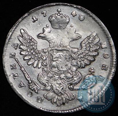 Picture Poltina 1740 year  "Moscow type"