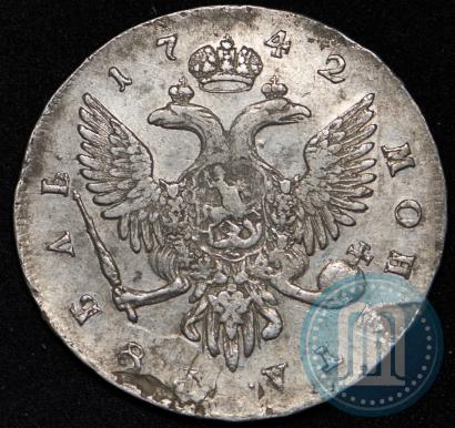 Picture 1 rouble 1742 year СПБ 