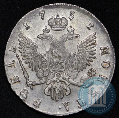 Picture 1 rouble 1751 year СПБ 