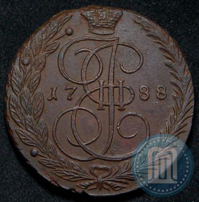 Picture 5 kopecks 1788 year ЕМ 