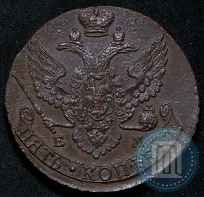 Picture 5 kopecks 1796 year ЕМ 