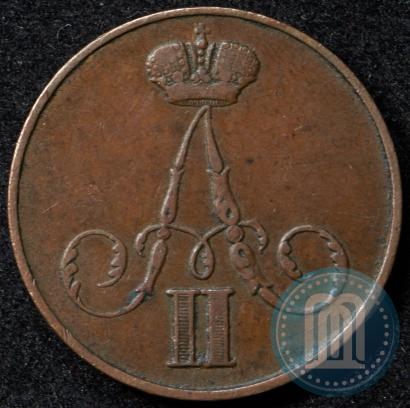 Picture 1 kopeck 1855 year ВМ 
