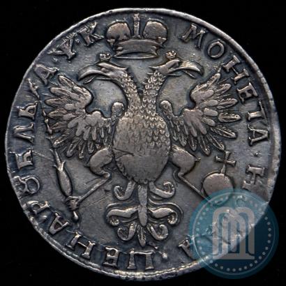 Фото 1 рубль 1720 года K "Портрет в наплечниках"