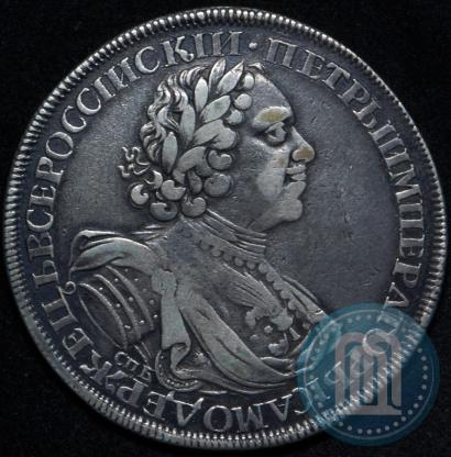 Picture 1 rouble 1724 year СПБ "Sun rouble, portrait in armour"