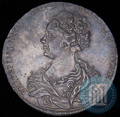 Picture 1 rouble 1726 year  "Moscow type, portrait turned to the left"