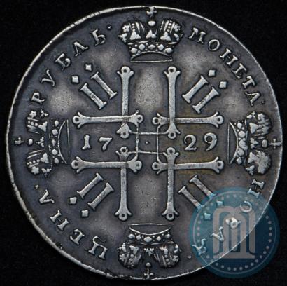 Picture 1 rouble 1729 year  "Type of 1727"