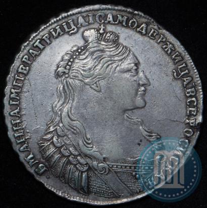 Фото 1 рубль 1736 года  "Тип 1735 года"