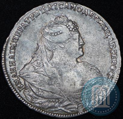 Фото 1 рубль 1739 года  "Московский тип"