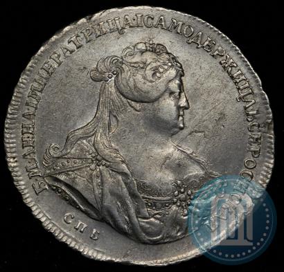 Фото 1 рубль 1739 года СПБ "Петербургский тип"