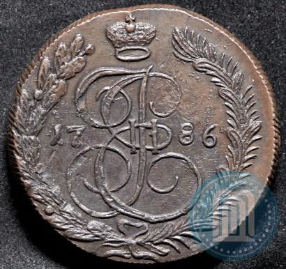 Фото 5 копеек 1786 года КМ 