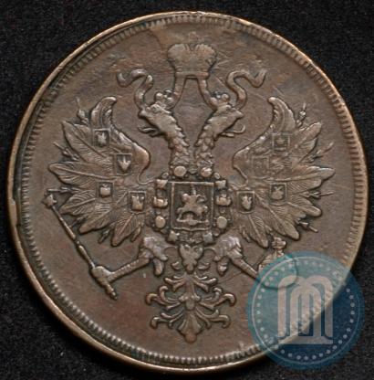 Фото 3 копейки 1861 года ЕМ 