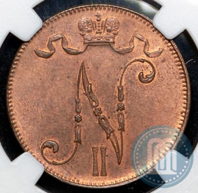 Picture 5 pennia 1901 year  