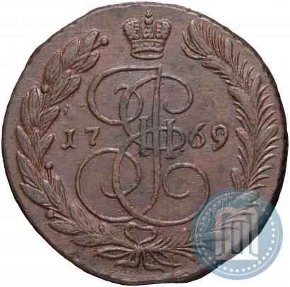 Фото 5 копеек 1769 года ЕМ 
