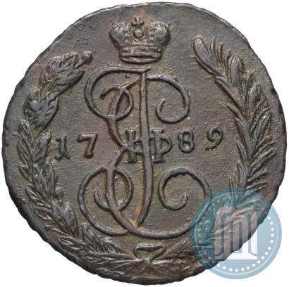 Picture 1 kopeck 1789 year ЕМ 