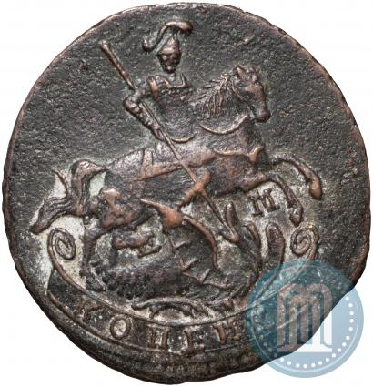 Picture 1 kopeck 1789 year ЕМ 