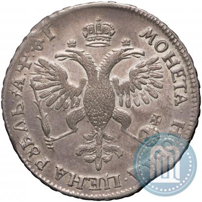 Picture 1 rouble 1719 year OK "Portrait in armour"