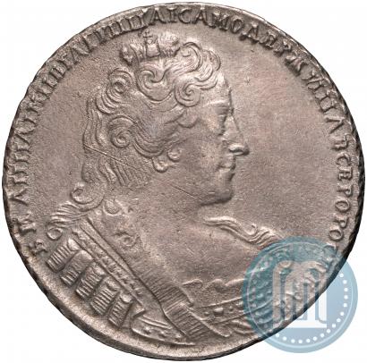 Фото 1 рубль 1733 года  