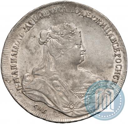 Picture 1 rouble 1738 year СПБ "Petersburg type"