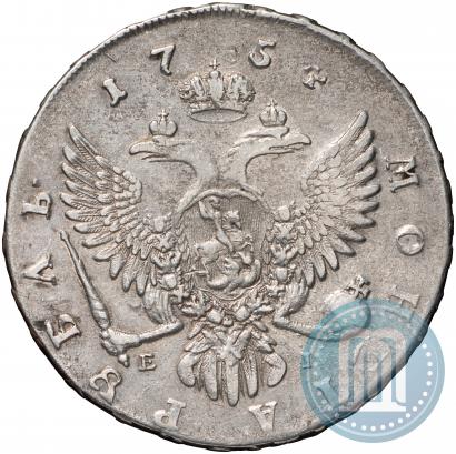Picture 1 rouble 1754 year ММД-ЕI 