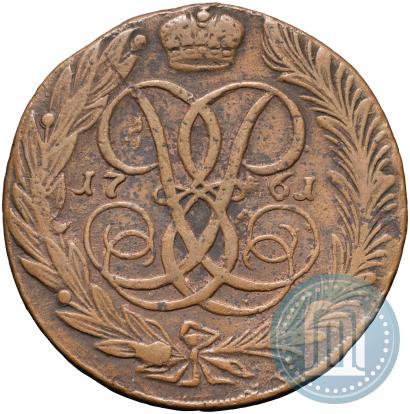 Picture 5 kopecks 1761 year  