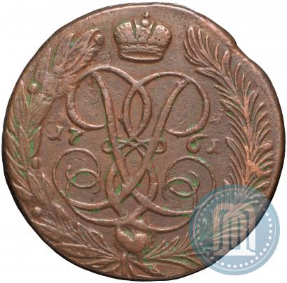 Picture 5 kopecks 1761 year  