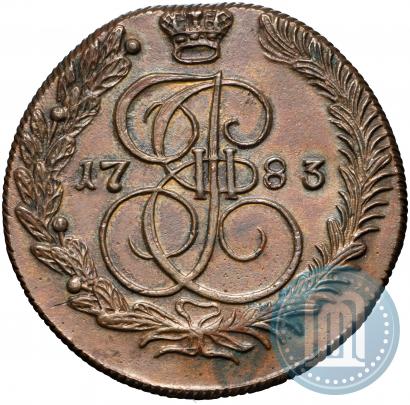 Фото 5 копеек 1783 года КМ 