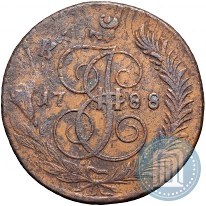 Picture 5 kopecks 1788 year ММ 