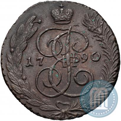 Picture 5 kopecks 1790 year АМ 