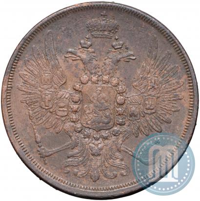 Picture 2 kopecks 1858 year ЕМ 