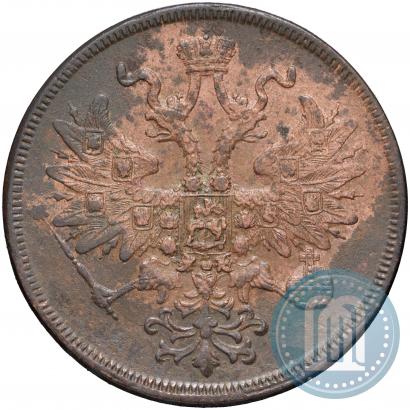 Picture 5 kopecks 1860 year ЕМ 