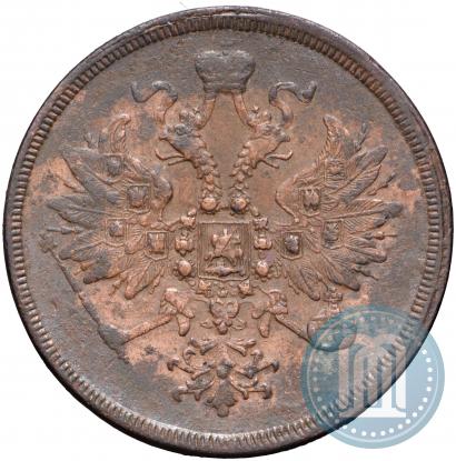 Фото 3 копейки 1860 года ЕМ 