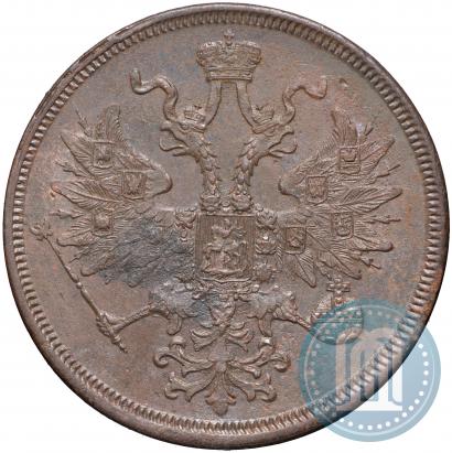 Picture 5 kopecks 1861 year ЕМ 