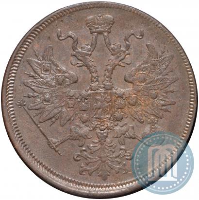 Picture 5 kopecks 1863 year ЕМ 