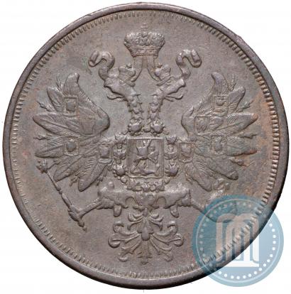 Фото 2 копейки 1865 года ЕМ 