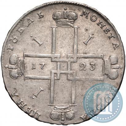 Фото 1 рубль 1723 года OK "Портрет в горностаевой мантии"