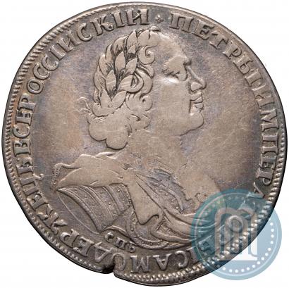 Фото 1 рубль 1725 года СПБ "Солнечный в латах"