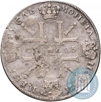 Picture 1 rouble 1725 year СПБ "Sun rouble, portrait in armour"