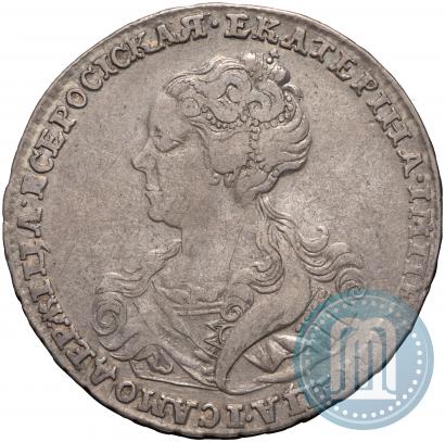 Picture Poltina 1726 year  "Moscow type, portrait turned to the left"