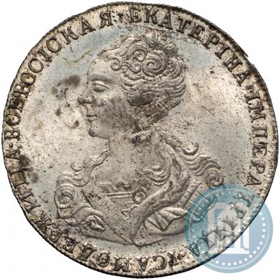 Picture Poltina 1726 year  "Moscow type, portrait turned to the left"