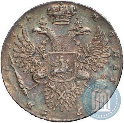 Picture 1 rouble 1731 year  