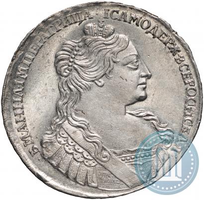Фото 1 рубль 1734 года  "Тип 1735 года"