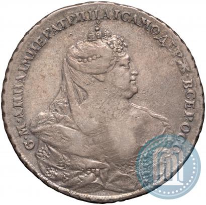 Фото 1 рубль 1737 года  "Работы Гедлингера"