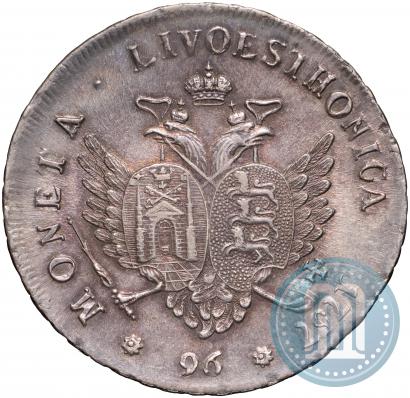 Picture 96 kopecks 1757 year  "For Livonia"