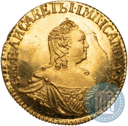 Фото 1 рубль 1758 года  