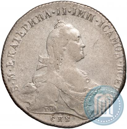 Picture 1 rouble 1772 year СПБ-ЯЧ-Т.И. 
