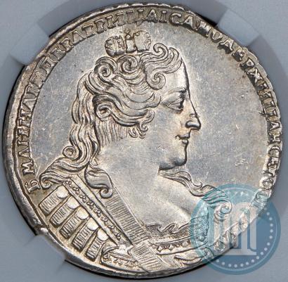 Фото 1 рубль 1733 года  