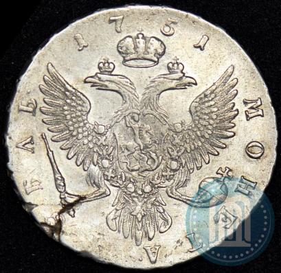 Picture 1 rouble 1751 year ММД 